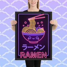 Load image into Gallery viewer, Neon Ramen - Framed poster