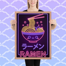 Load image into Gallery viewer, Neon Ramen - Framed poster