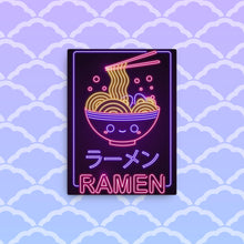 Load image into Gallery viewer, Neon Ramen - Thin canvas