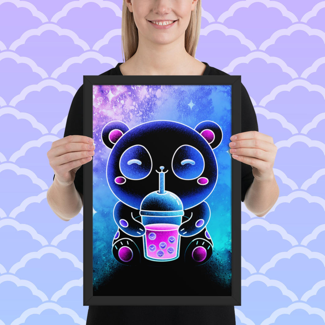 Soul of the Boba Tea Panda Framed poster