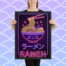 Load image into Gallery viewer, Neon Ramen - Framed poster
