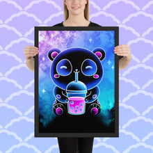 Load image into Gallery viewer, Soul of the Boba Tea Panda Framed poster
