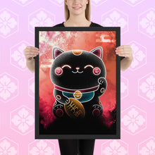 Load image into Gallery viewer, Soul of the Lucky Cat Framed poster
