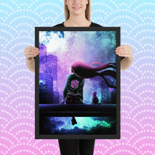 Load image into Gallery viewer, Soul of the Neo girl Framed poster
