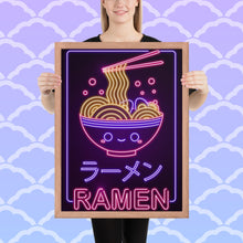 Load image into Gallery viewer, Neon Ramen - Framed poster
