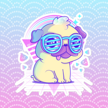 Load image into Gallery viewer, Pug stickers
