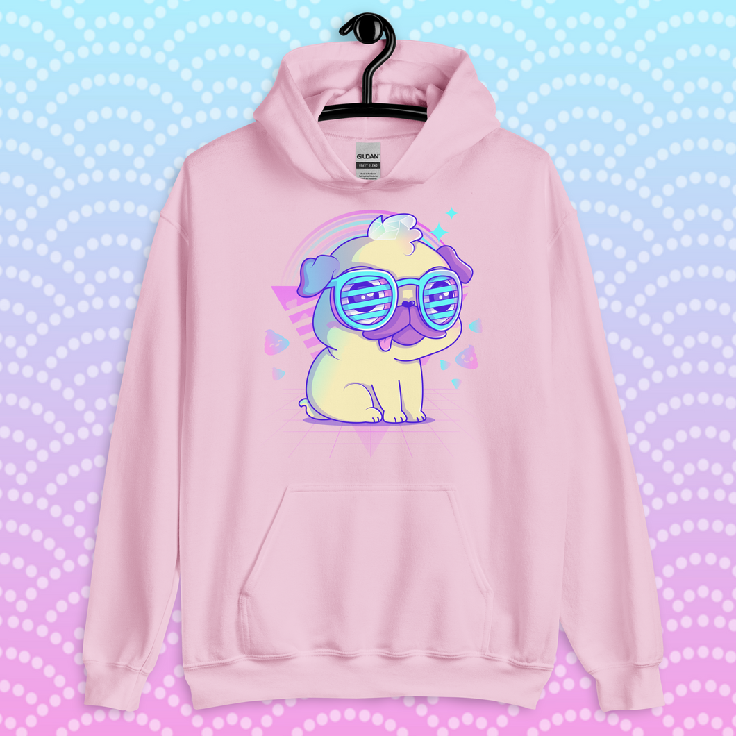 Vapor Pug Hoodie