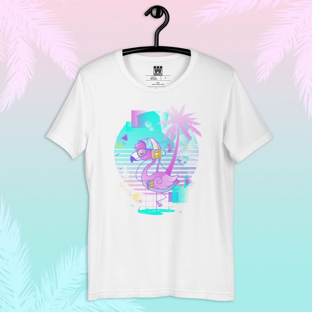 Retro Flamingo Unisex Tee