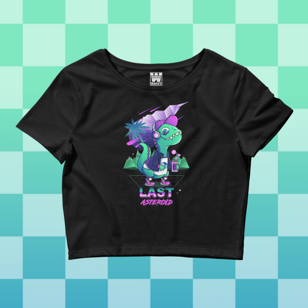 Retro Dino Crop Top